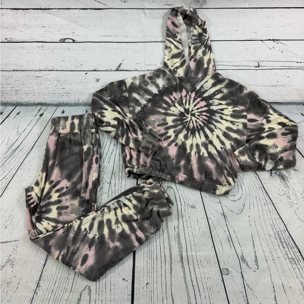 Tie-Dye Hoodie and Joggers Set
